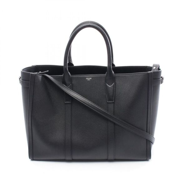 Celine Medium Cabas Leather Tote Bag - Picture 1 of 6